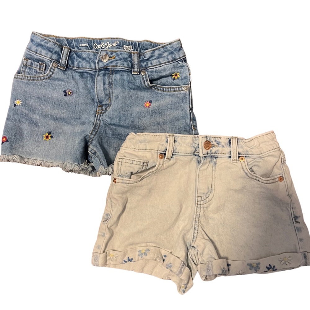 Cat & Jack Girls Denim Shorts Lot - Size M (8)
